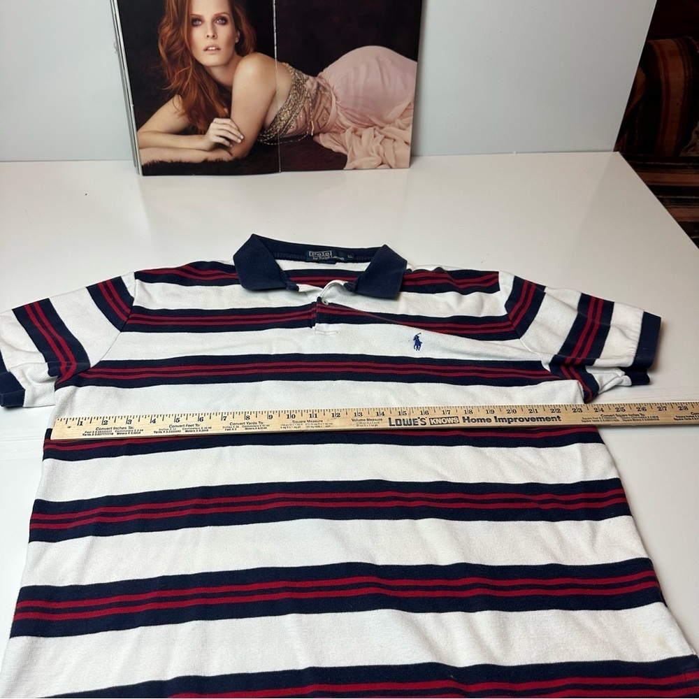 Striped Polo Shirt | Classic Fit XL · Polo Ralph Lauren - Picture 6 of 7